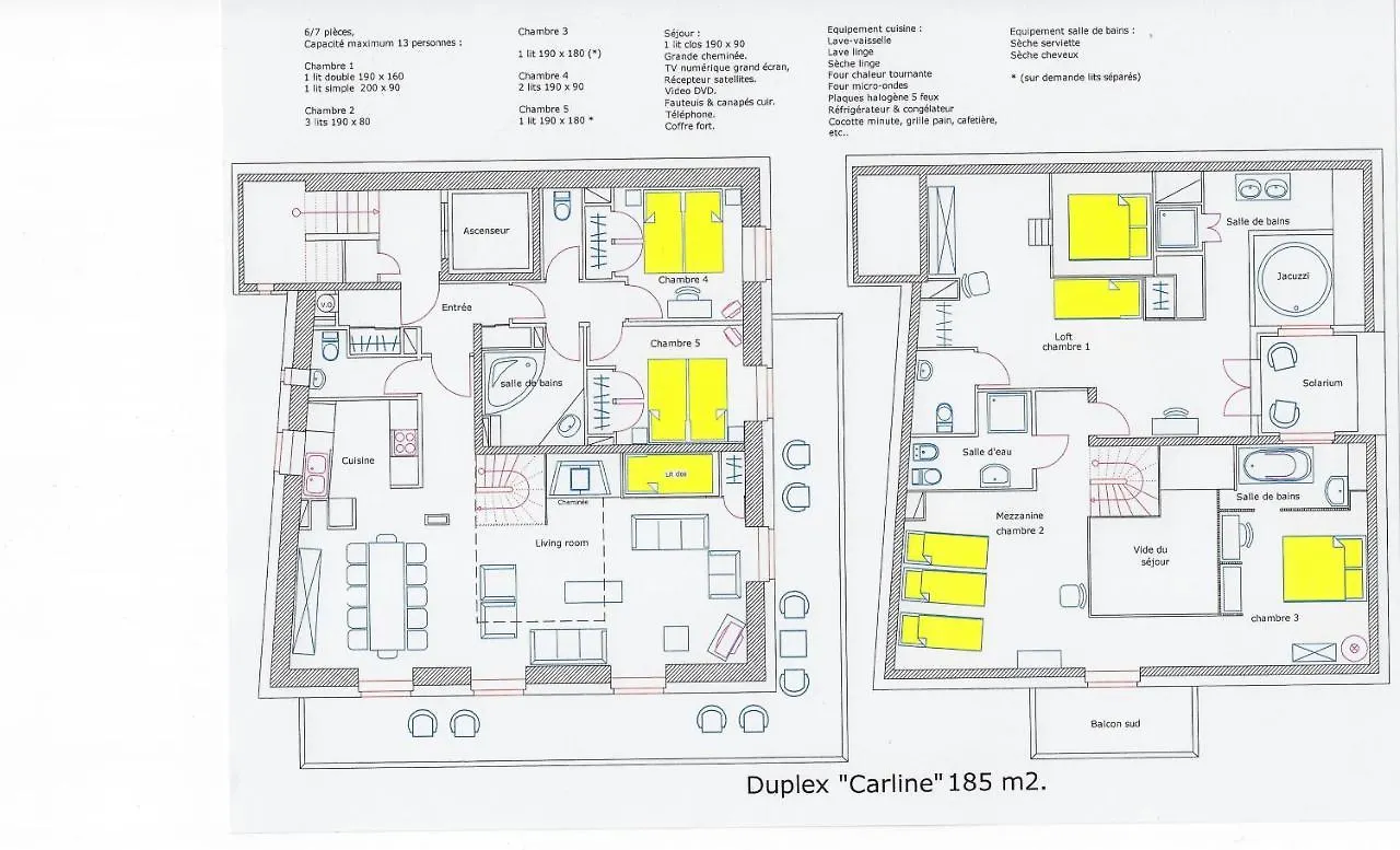 Chalet Bouquetin- Carline 10 To 13 People Villa La Plagne